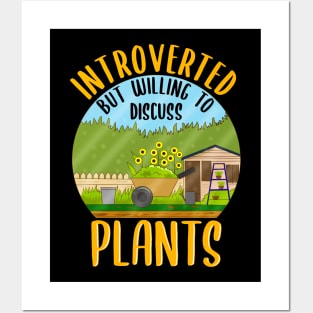 Introverted But Willing To Discuss Succulent Owner Posters and Art